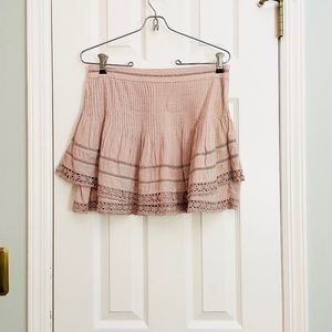 Free People Ruffle Skirt